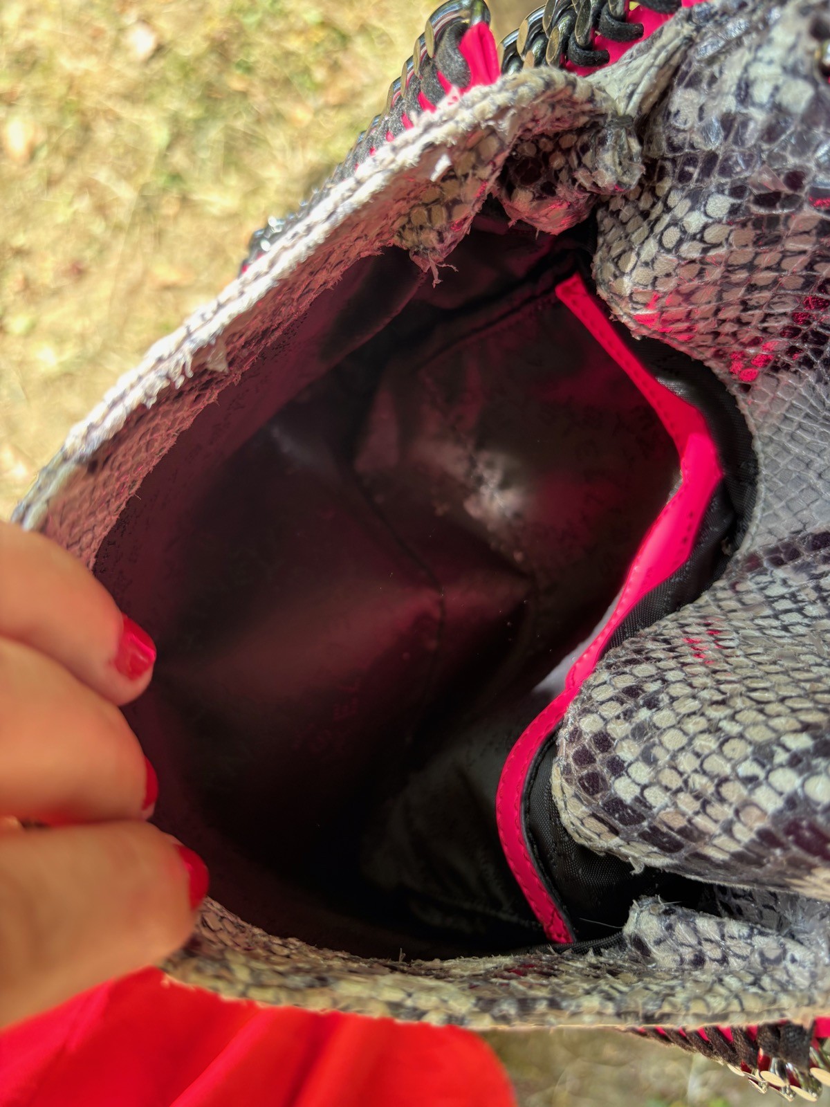 Falabella STELLA McCARTNEY Python Pattern 1 Chain… - image 9