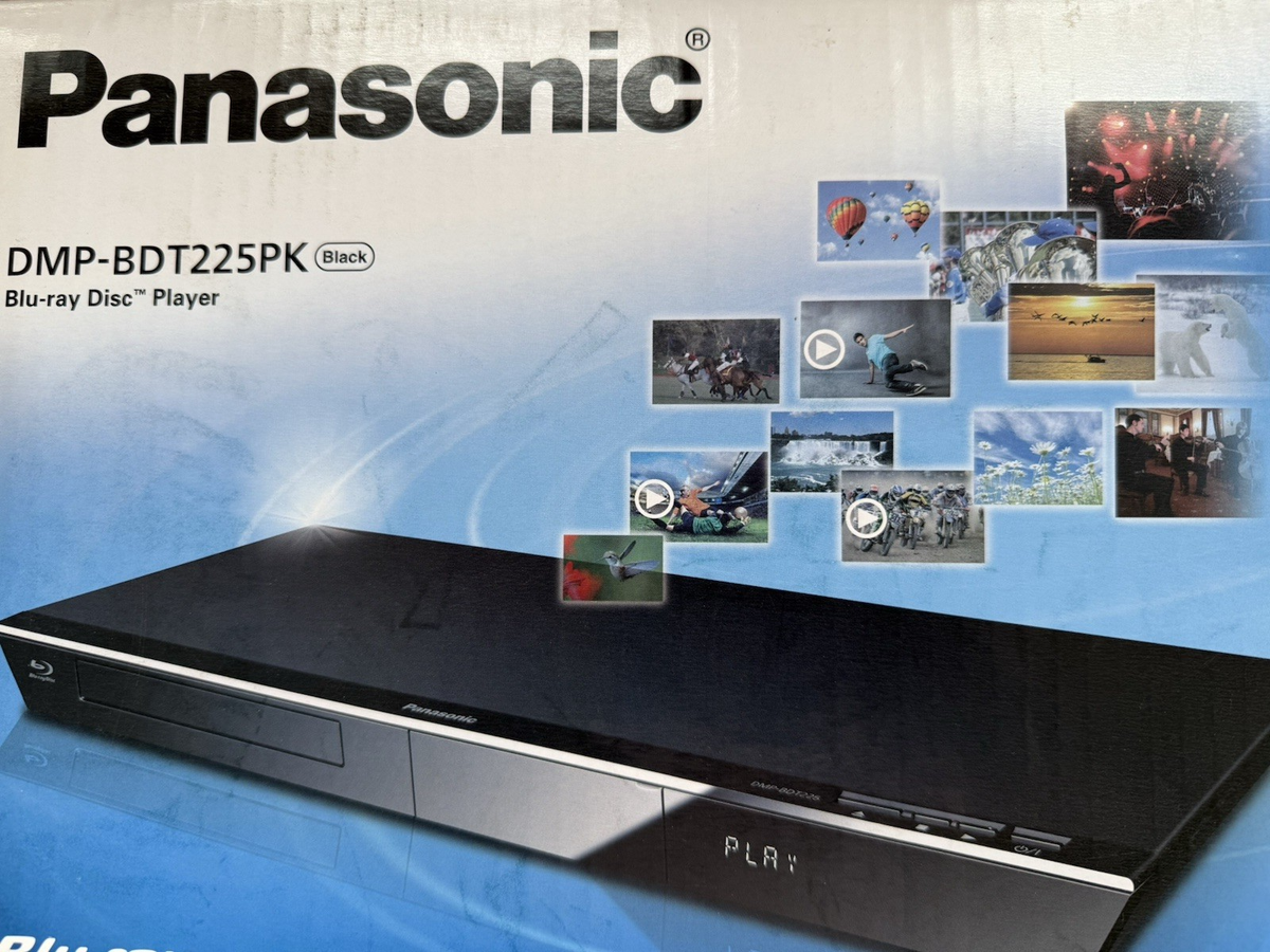 Panasonic DMP-BDT225 PK 3D Blu-Ray DVD Video Player New never