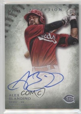 2015 Bowman Inception Prospect Green 13/99 Alex Blandino #PA-ABL Auto 0g4