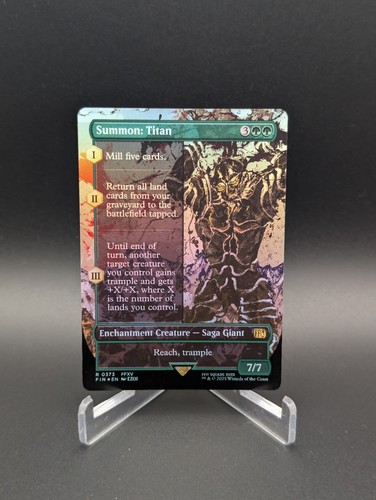 Summon: Titan (Borderless) Final Fantasy Foil