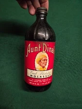 Vintage Aunt Dinah Molasses Bottle  24OZ, Never opened,