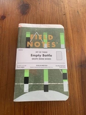 Field Notes x Empty Bottle Notebook Limited Edition UNOPENED RARE Free Shipping
