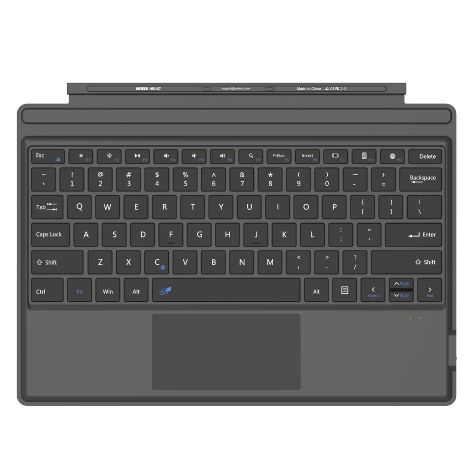 Microsoft Surface Pro Type Cover, Ultra-Slim Portable Bluetooth Wireless Keyb... - Image 2 of 4