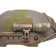 New Flashlight Bracket Rotating Mount For M-AX Cag Helmet Surefire Flashlight