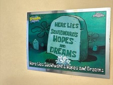2025 Topps Chrome SpongeBob Here Lies Squidward’s Hopes And Dreams