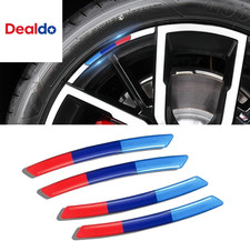 BMW M Color Wheel Rim Sticker Emblem Badge X1 X3 X5 M2 M3