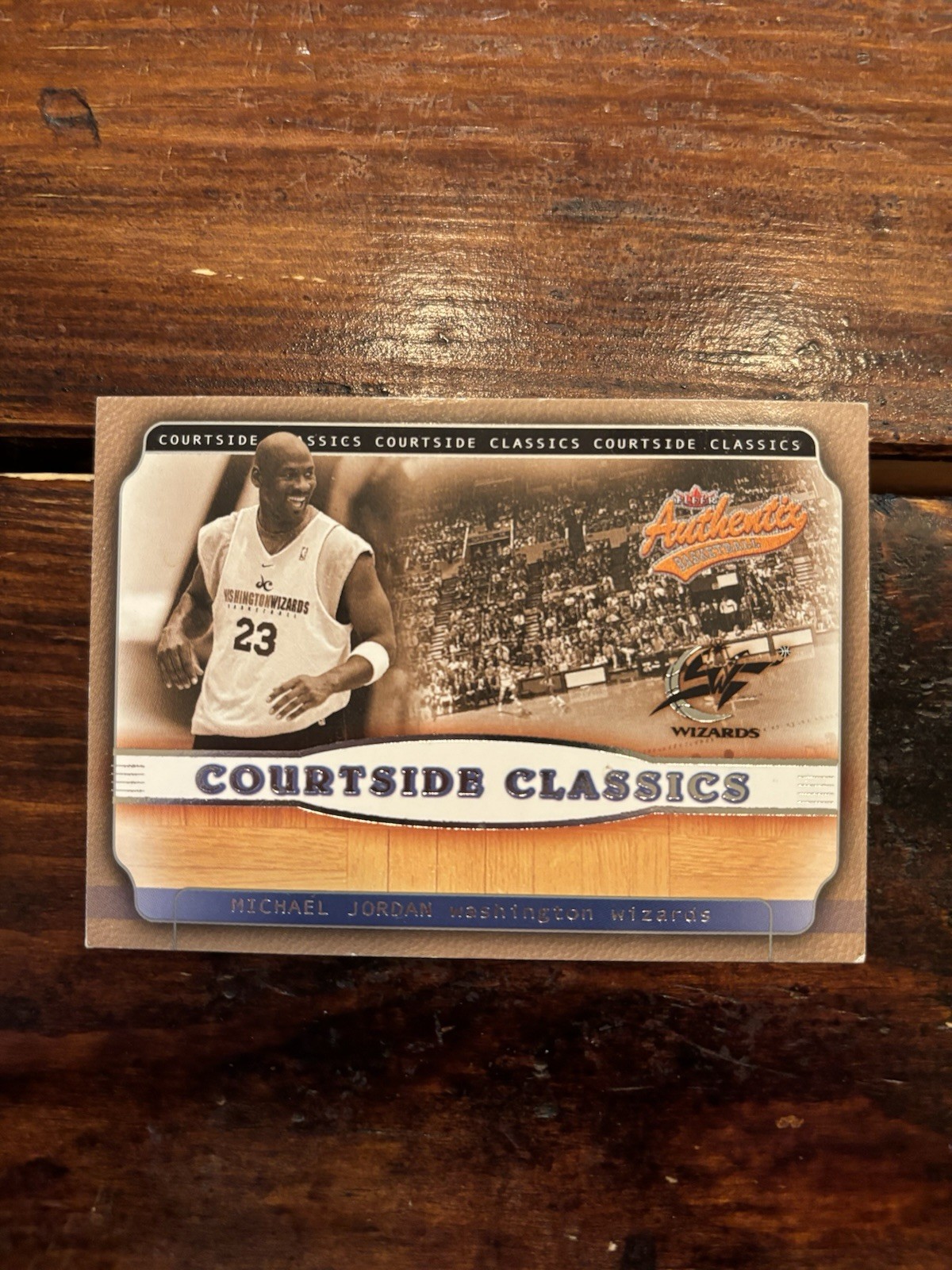 Michael Jordan - 2001-02 Fleer Authentix Courtside Classics #15 - Wizards