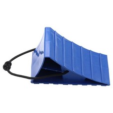 2x Chock Ruota Rimorchio con Corda Campeggio Base Antiscivolo Aiuta Camper in Posizionamento