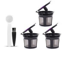 3 K-Cup For Keurig Coffee Maker Reusable Replacement Coffee Filter Holder