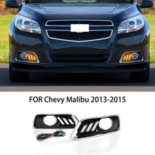 2x Led Fog Lamp Daytime Running Light Turn Signal For Chevrolet Malibu 2013-2015
