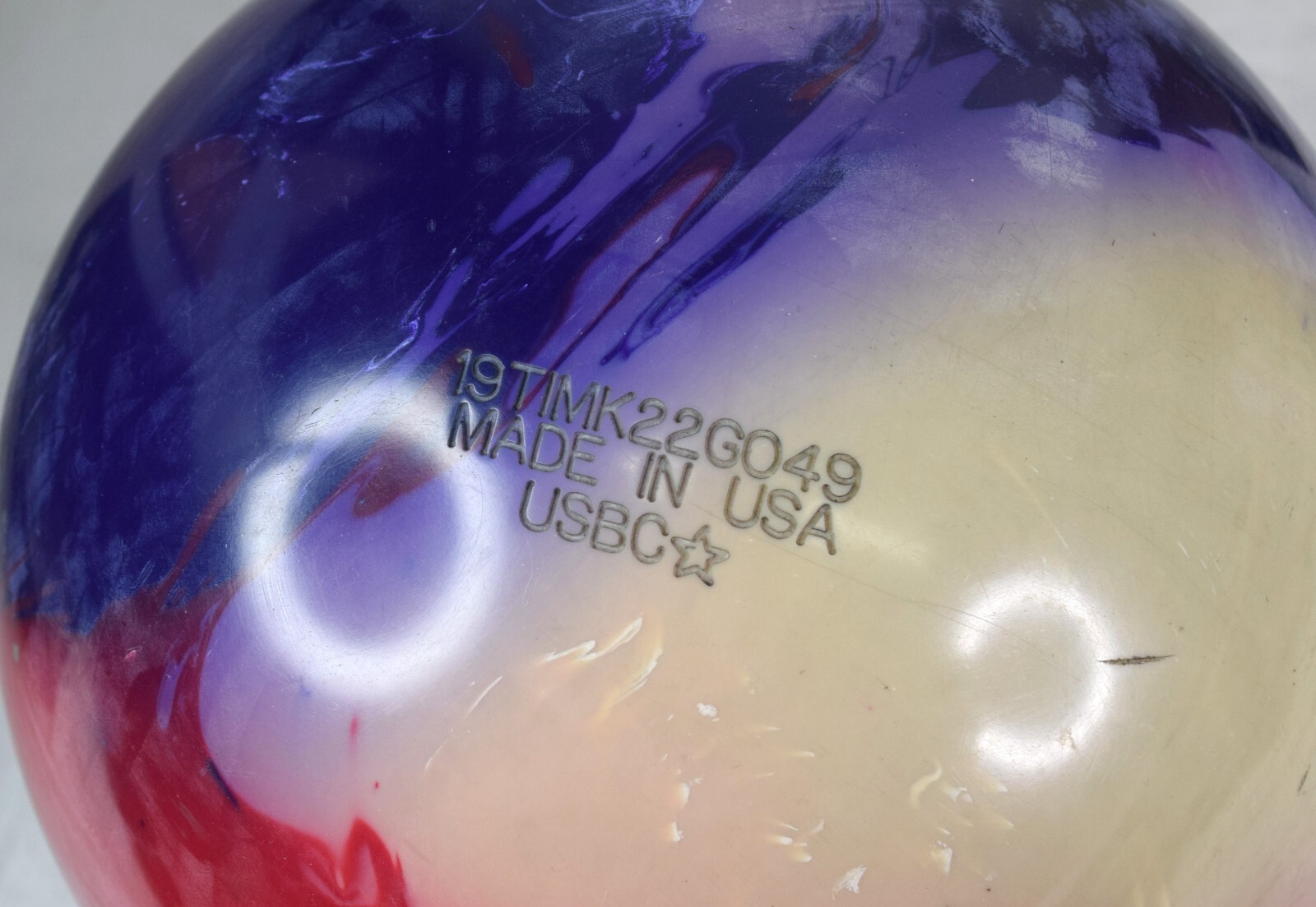 Storm Crux Prime Bowling Ball 19TIMK22G049 13 lbs 13 oz - Red/White/Purple