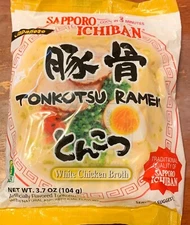 [10 packs x 3.5oz] Sapporo Ichiban Japanese lnstant Tonkotsu Ramen Noodle Soup ✅