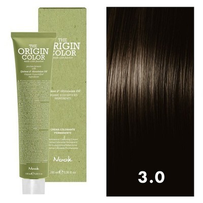 3 PACKS Nook The Origin Color 3.0 Dark Chestnut 3oz  . CANADA FAST SHIP
