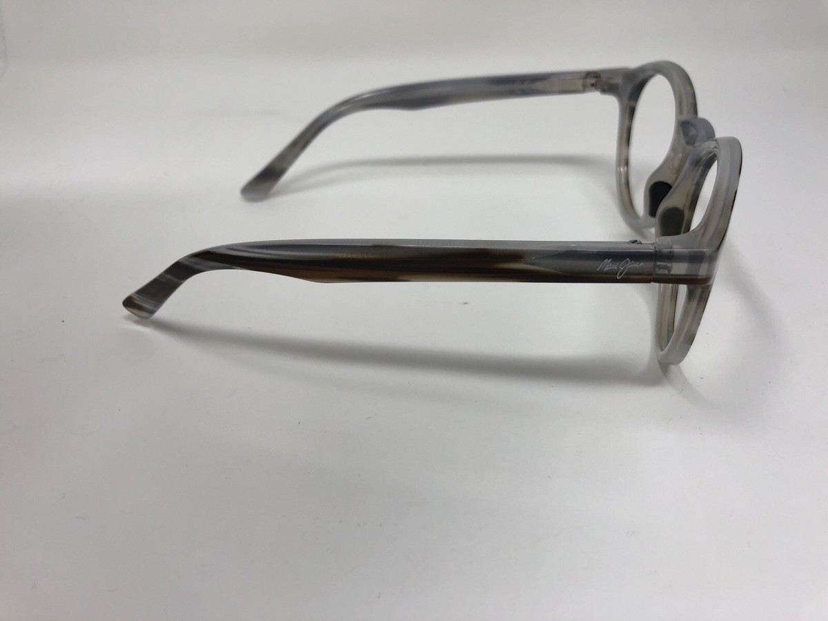 Maui Jim Pineapple MJ 784-14D Grey Brown Sunglasses Gray Polarized Lenses NEW Maui Jim Pineapple MJ 784-14D Slate Gray W/Brown Sunglasses  main image 4