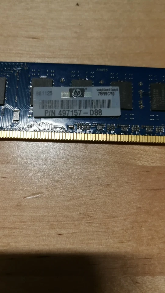 PAIR OF 2GB HP TO 497157-B88 497157-D88 576110-001 57Y4390 EEBJ21UE8BDF0-DJ-F - Image 4 of 4