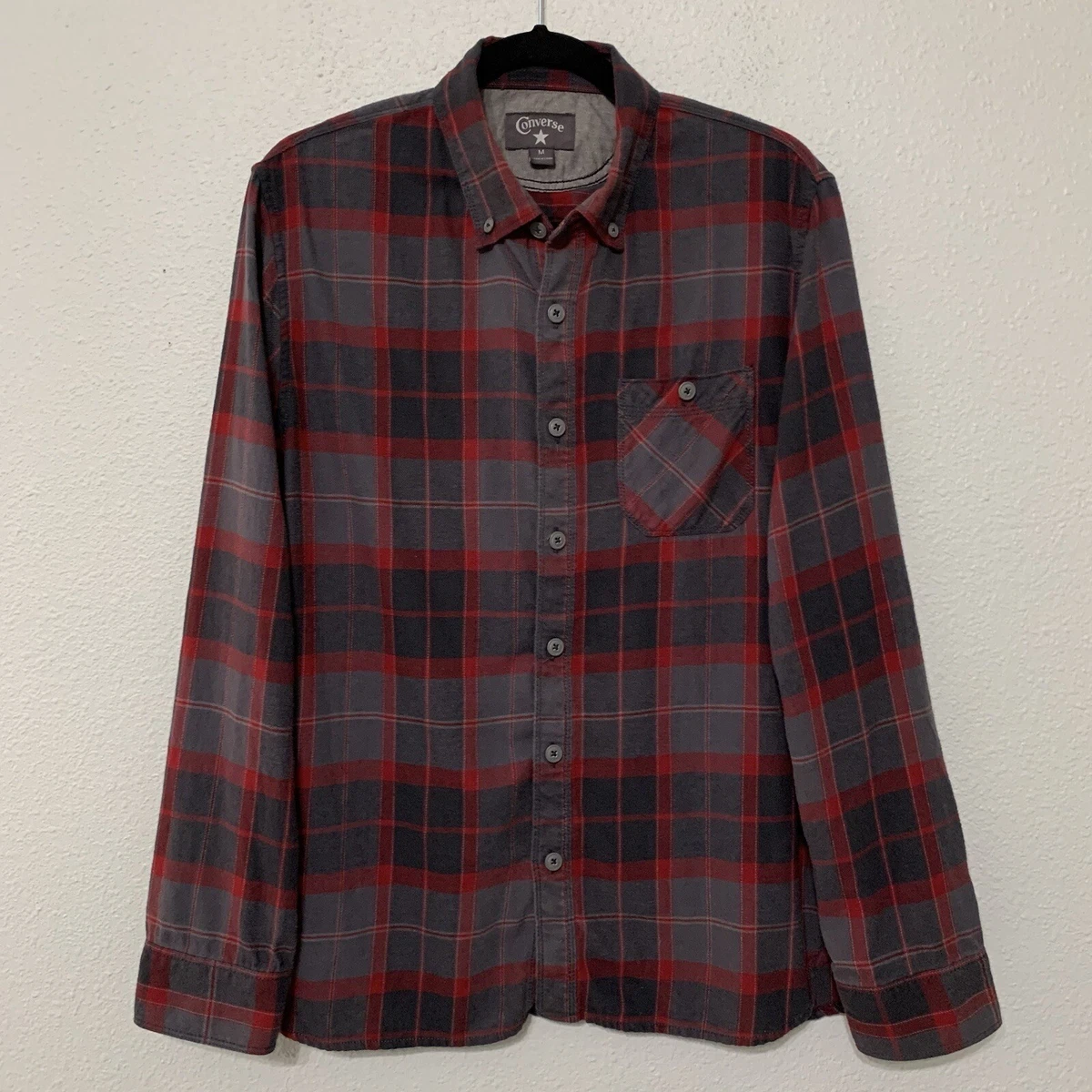 Converse flannel shirt hot sale