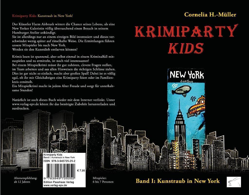 Thumbnail - Krimiparty Kids: Kunstraub In York | Band 1 | Cornelia H. -müller |