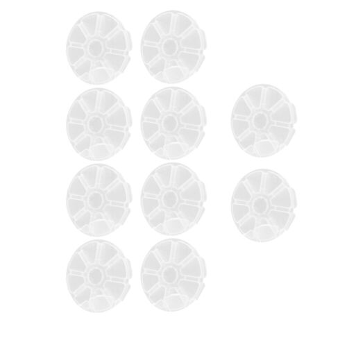 10PCS Plastic Compartments Box Desktop Jewelry Container Nail Art Storage Box