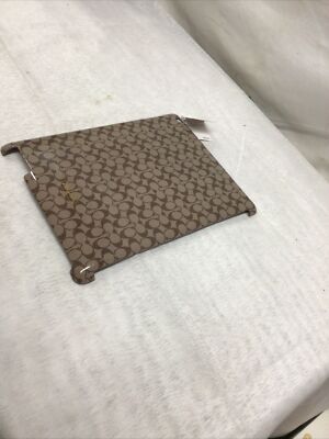 Coach Signature Molded iPad Hardshell Case Cover F66676 Khaki