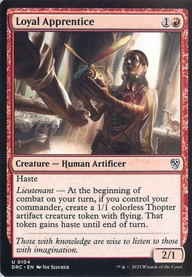 Loyal Apprentice Commander: Aetherdrift 