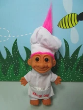 MASTER CHEF (#2) - 5" Russ Troll  Doll - NEW IN ORIGINAL BAG - Pink Hair