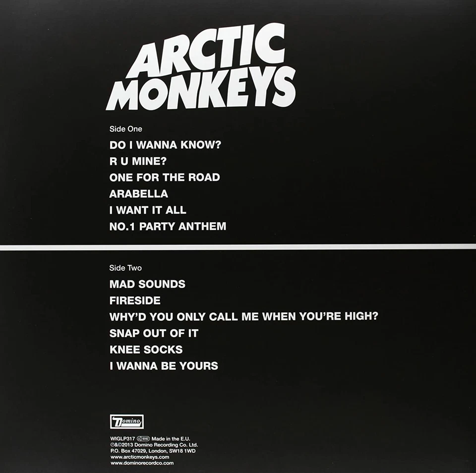 ARCTIC MONKEYS - AM - VINYL LP *NEW & SEALED*  CLASSIC ALBUM - Image 2 of 2