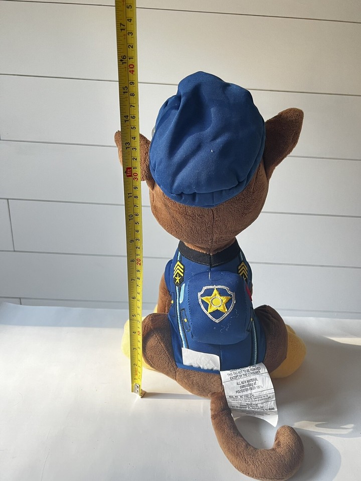 ⭐️Paw Patrol Chase Nickelodeon 15" Plush Stuffed Animal Police Dog 2015