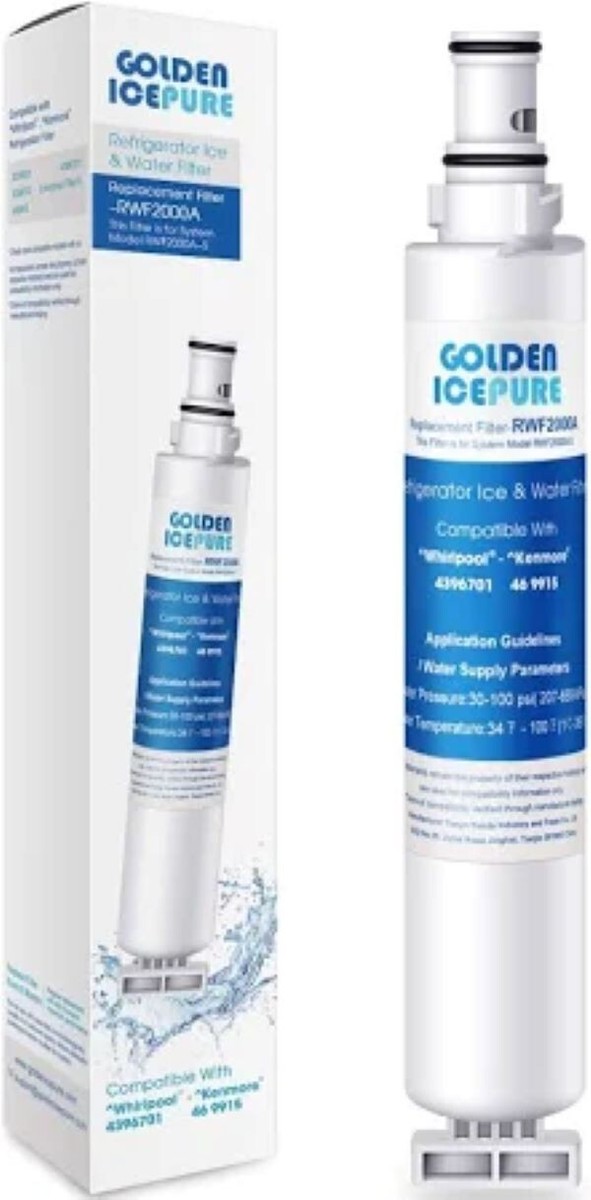 IcePure RWF2000A 200 Gallon Replacement Refrigerator Water Filter  Icepure RWF2000A Refrigerator Water Filter 4 Pack New display picture 1