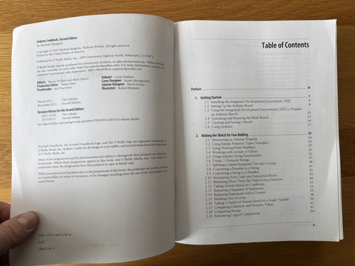 Arduino Cookbook Revised 2nd Edition By Michael Margolis Covers Arduino 1.0 - Picture 5 of 6