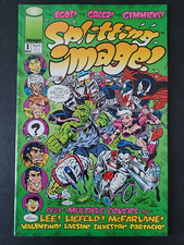 SPLITTING IMAGE #1 (1993) IMAGE COMICS DON SIMPSON! TODD McFARLANE BACK COVER!