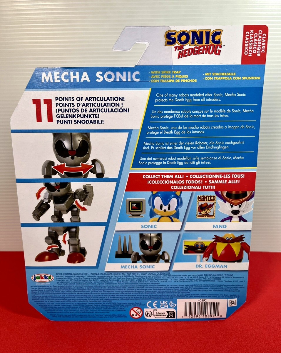 ＳＥＧＡSONIC ブリスター 2024 JAKKS Pacific Sonic the Hedgehog Classic Figure - MECHA