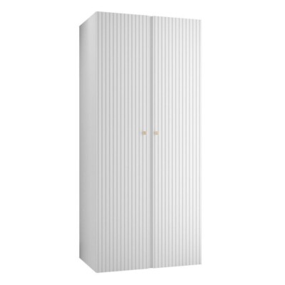 Kleiderschrank Orion Ryfel Slim 2D Garderobenschrank Mehrzweckschrank M24