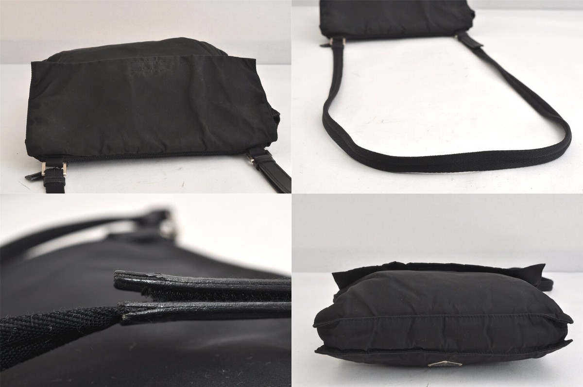 Authentic PRADA Vintage Nylon Leather Shoulder Cross Body Authentic PRADA Vintage Nylon Leather Shoulder Cross Body