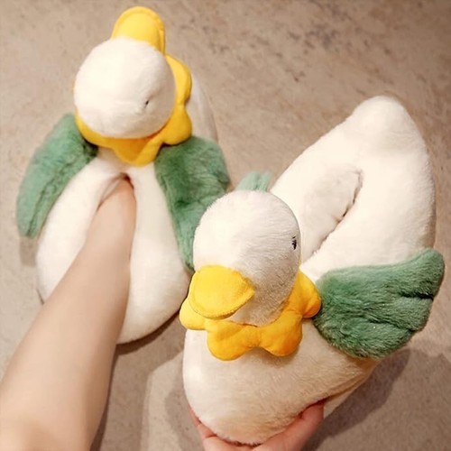 Animal Room Shoes Duck Unisex Winter MRT shop - Picture 5 of 7
