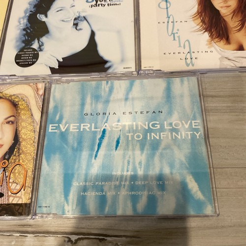 GLORIA ESTEFAN HUGE 8 IMPORT CD LOT!! Everlasting Love Turn The Beat Around - Foto 5 di 14