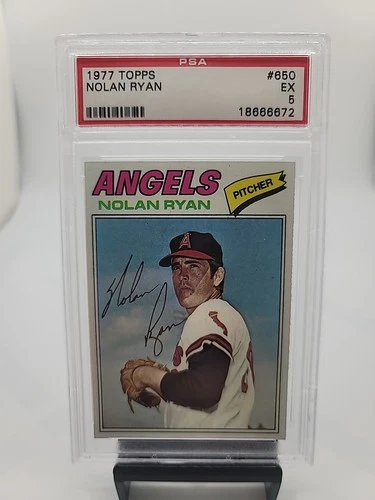 1977 Topps Baseball Nolan Ryan #650 PSA 5