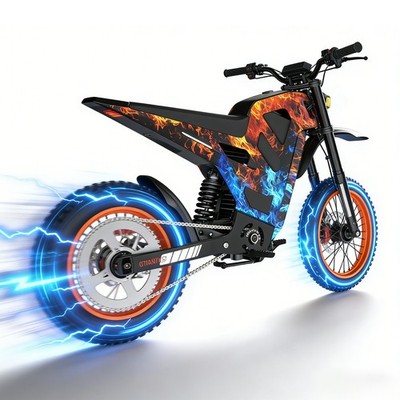 MAX 3000W 38MPH ELECTRIC DIRT BIKE 48V 21AH OFFROAD E-MOTORCYCLE ALL-TERRAIN NEW