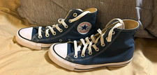 Converse Chuck Taylor All Star High Top Sneakers Navy/White Canvas woman s