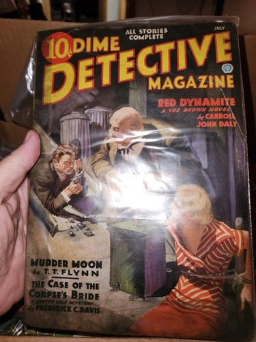 Detective Magazine  Issue Illustrated Crime  Detective Daly Flynn Davis 1st Ed