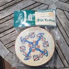 Waltons 8" BODHRAN IRISH DRUM with CELTIC DESIGN 