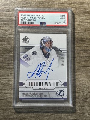 2014-15 SP Authentic Future Watch Autographs Andrei Vasilevskiy RC Auto PSA 9 📈