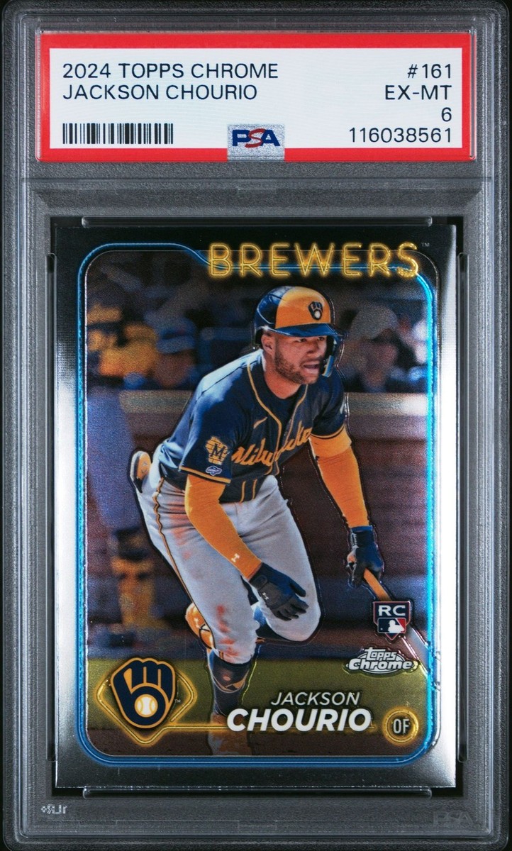 2024 Topps Chrome - Jackson Chourio #161 (RC) for sale