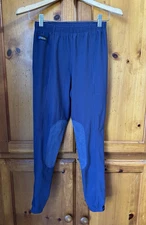Irideon Women’s M Breeches Riding Pants Horseback Blue Knee Patch Equestrian