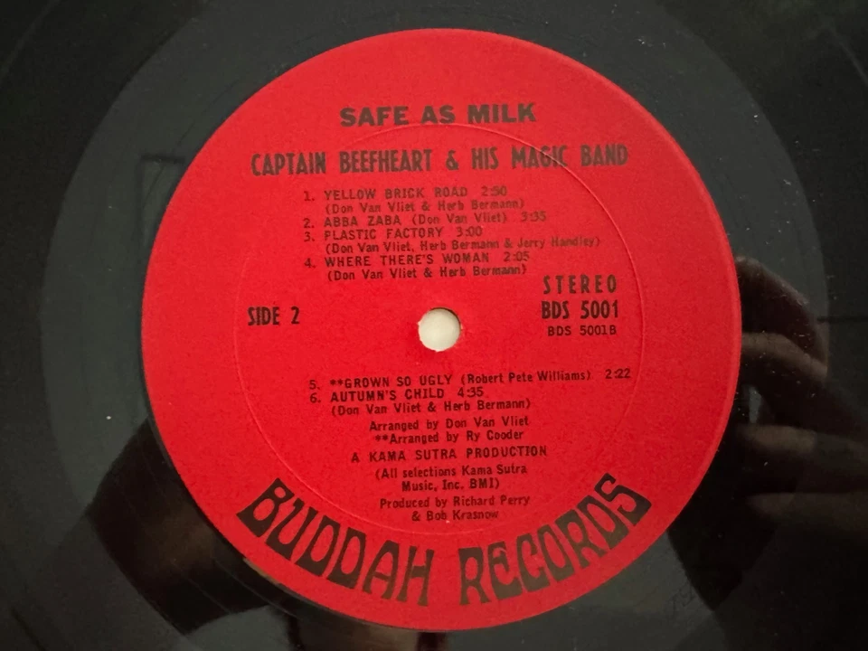 Captain Beefheart & His Magic Band "Safe As Milk" LP - Buddha BDS 5001 SHRINK NM - Image 3 of 4