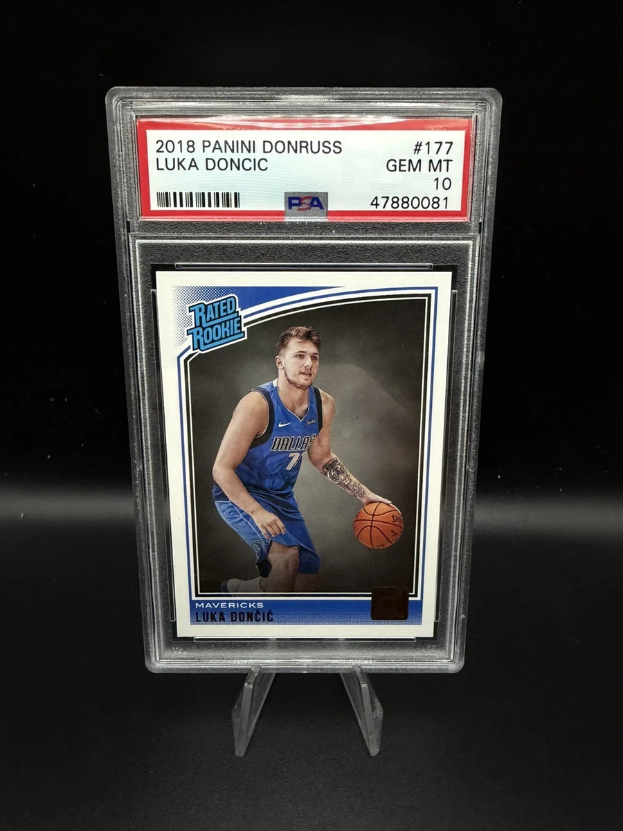 Luka Dončić 10 Graded Basketball Rookie Sports Trading Cards