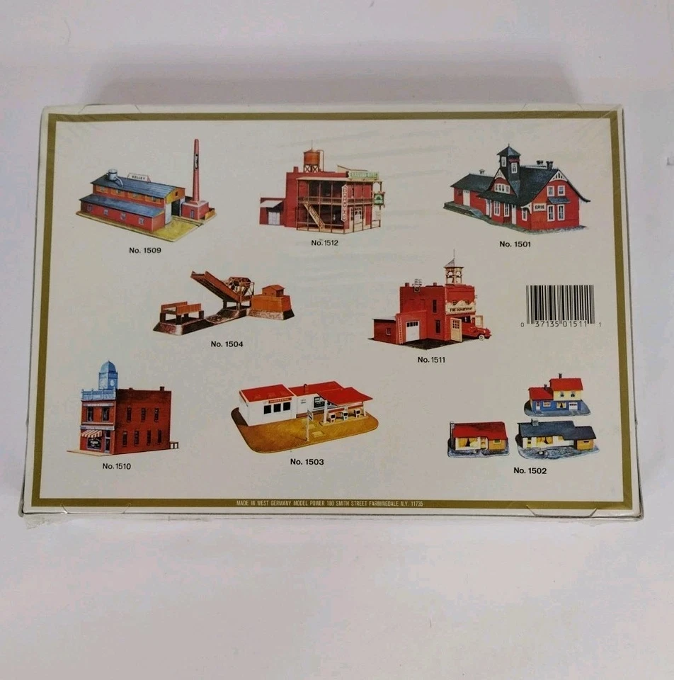 Model Power No. 1511 N-Scale Firehouse M/T Model Kit - Image 2 of 4