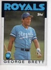 1986 George Brett #300 Baseball Card (Topps)