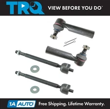 TRQ Inner and Outer Tie Rod Set For 2005-2022 Toyota Tacoma
