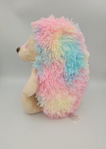Peluche Build-A-Bear officina riccio peluche marrone piume arcobaleno BAB 16 pollici - Foto 4 di 7