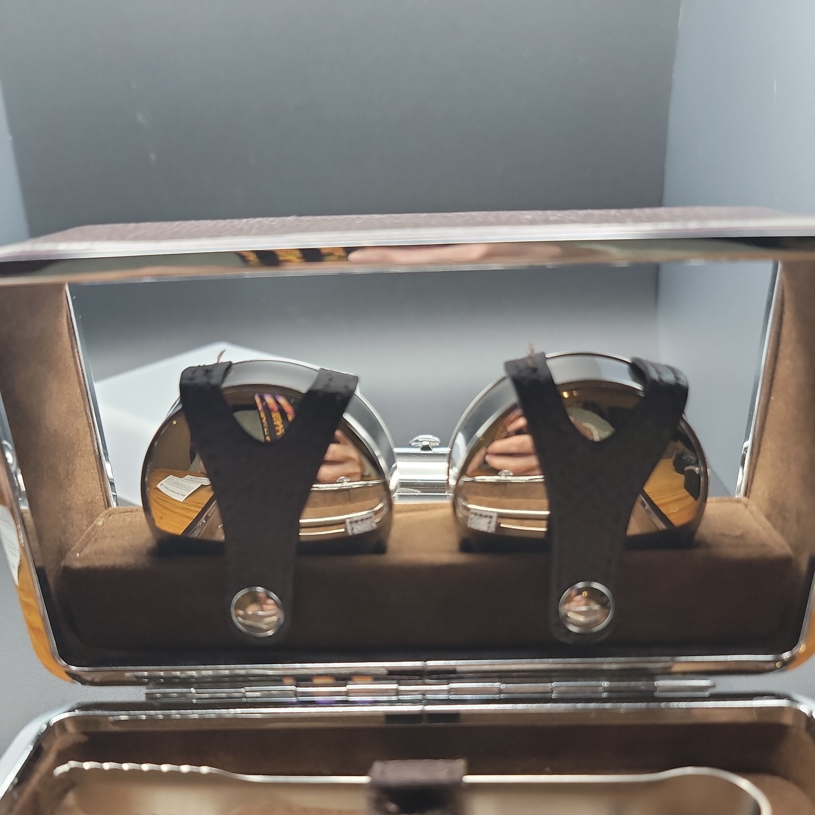 Vintage Mini Portable Travel Bartender Kit Cocktail Bar Set W/ 2-Sided Snap Case